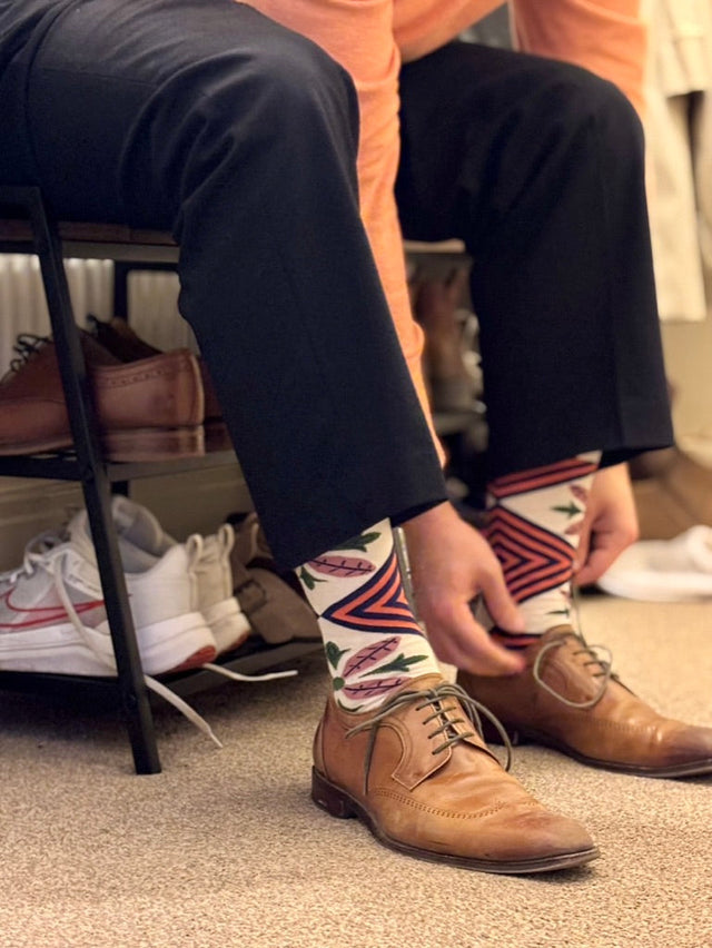 Pink Primerose socks